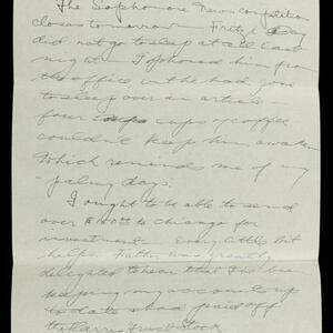 a page of handwritten text