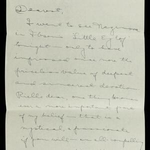 a page of handwritten text