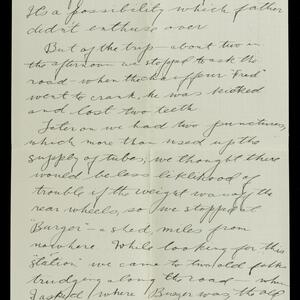 a page of handwritten text