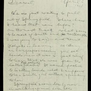 a page of handwritten text