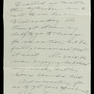 a page of handwritten text