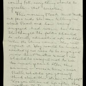 a page of handwritten text