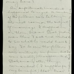 a page of handwritten text