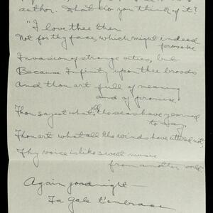 a page of handwritten text