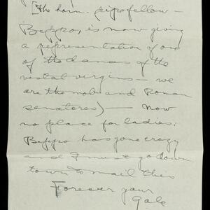 a page of handwritten text