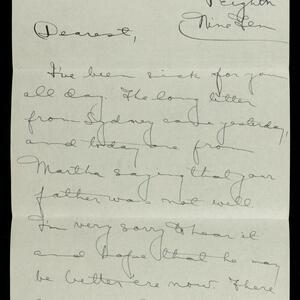 a page of handwritten text
