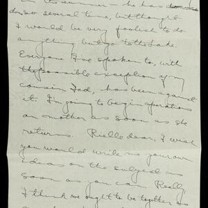 a page of handwritten text