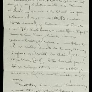a page of handwritten text