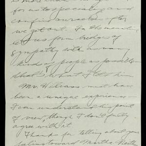 a page of handwritten text