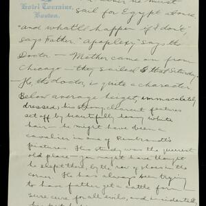 a page of handwritten text