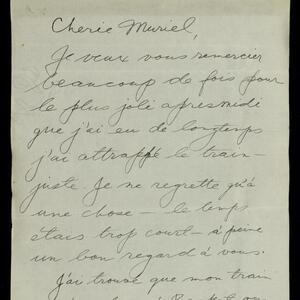 a page of handwritten text