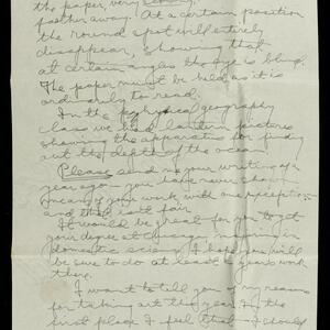 a page of handwritten text