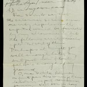 a page of handwritten text