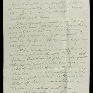 a page of handwritten text