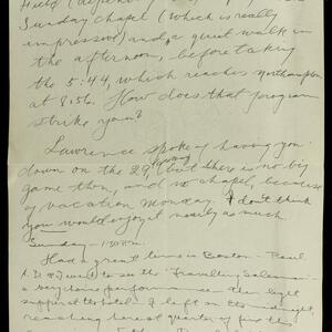 a page of handwritten text