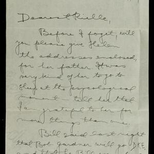 a page of handwritten text