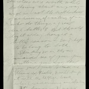 a page of handwritten text