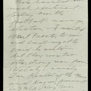 a page of handwritten text