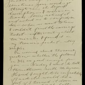 a page of handwritten text