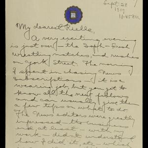 a page of handwritten text