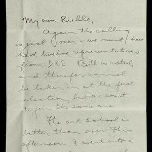 a page of handwritten text