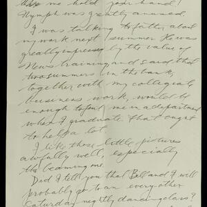 a page of handwritten text