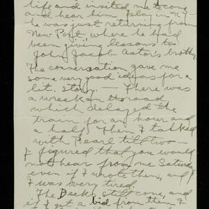 a page of handwritten text