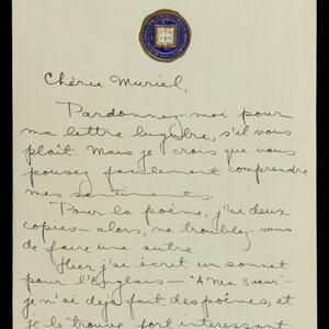 a page of handwritten text