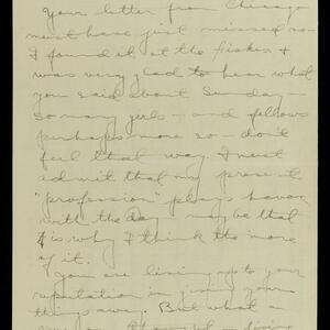 a page of handwritten text