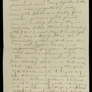 a page of handwritten text