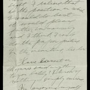 a page of handwritten text