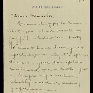 a page of handwritten text