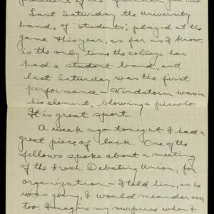 a page of handwritten text