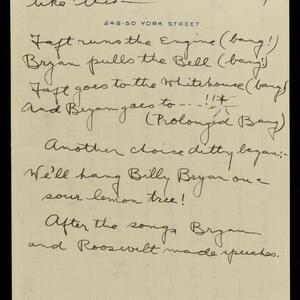 a page of handwritten text