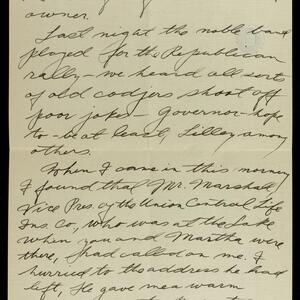 a page of handwritten text