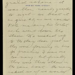 a page of handwritten text