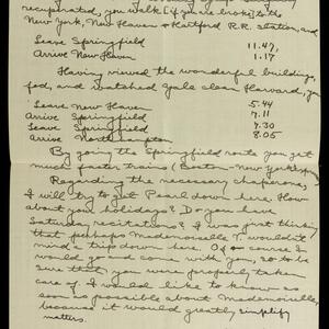 a page of handwritten text
