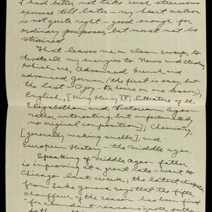 a page of handwritten text