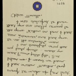 a page of handwritten text