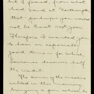 a page of handwritten text