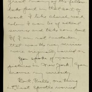 a page of handwritten text