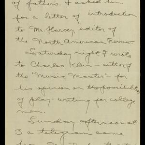 a page of handwritten text