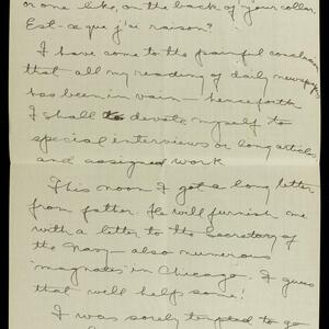 a page of handwritten text