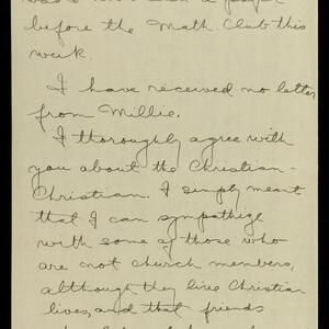 a page of handwritten text