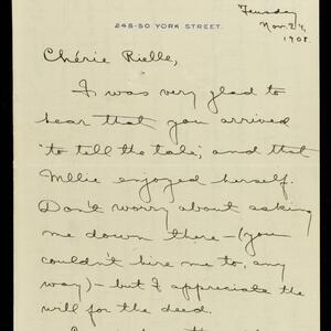 a page of handwritten text