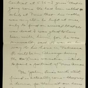 a page of handwritten text