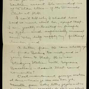 a page of handwritten text