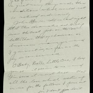 a page of handwritten text