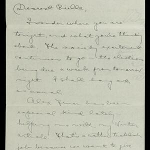 a page of handwritten text