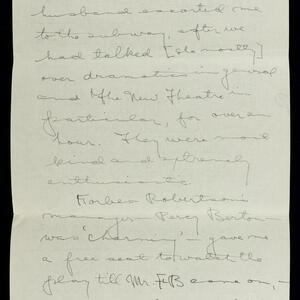 a page of handwritten text
